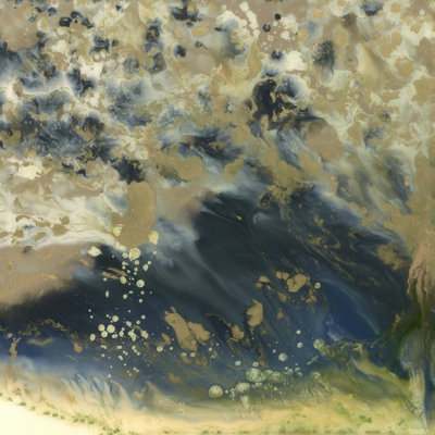 Sapphire Echos I Painting by Blakely Bering