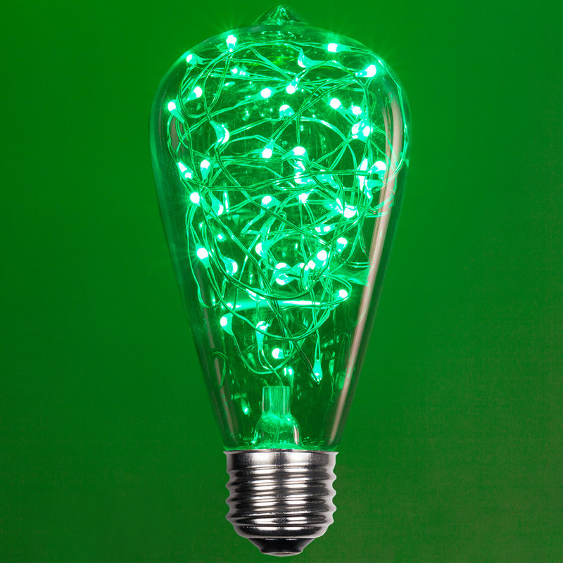 25 Watt Equivalent, ST64 LED, Non-Dimmable Light Bulb E26/Medium (Standard) Base