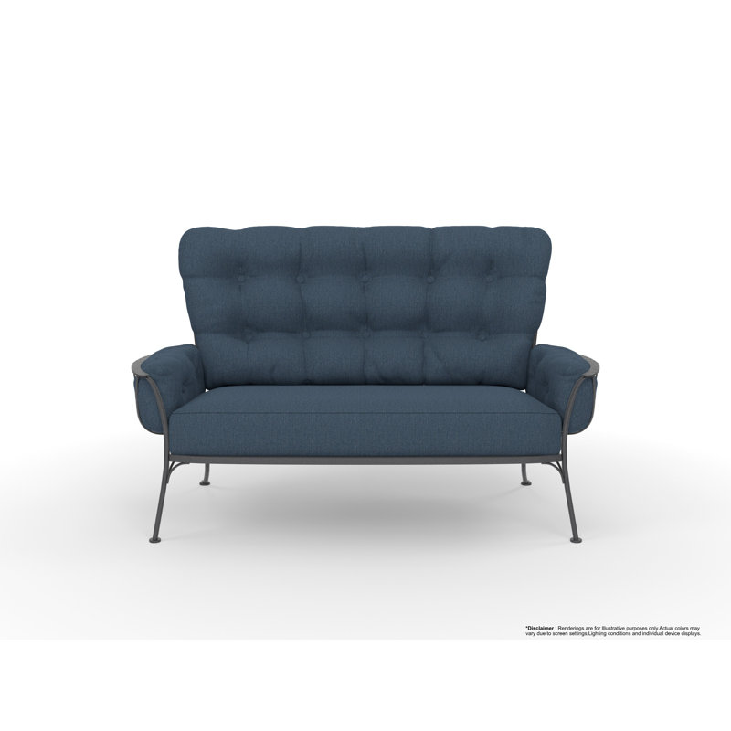 Monterra Outdoor 2 - Seat Loveseat, Kindle Indigo, Graphite