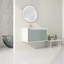 Meuble-lavabo mural 36 po avec lavabo en céramique et porte à fermeture en douceur, parfait pour les salles de bain modernes et élégantes