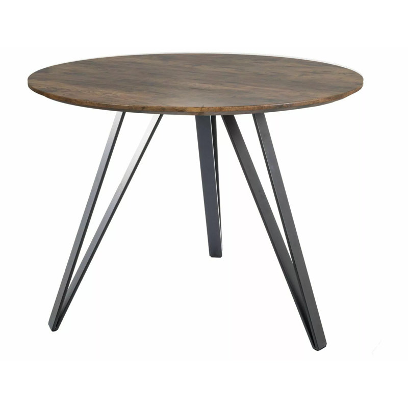 Berwyn Round Metal Base Dining Table