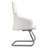 Stiller Leather Office & Conference Chair – Executive Desk Seating with Fixed Arms, Lumbar Support, Swivel Base, and Iron Frame-139476734