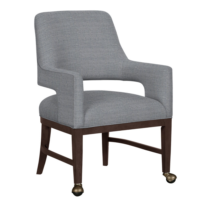 Chaise avec accoudoirs Josie Grande, 3306 denim, Tabac