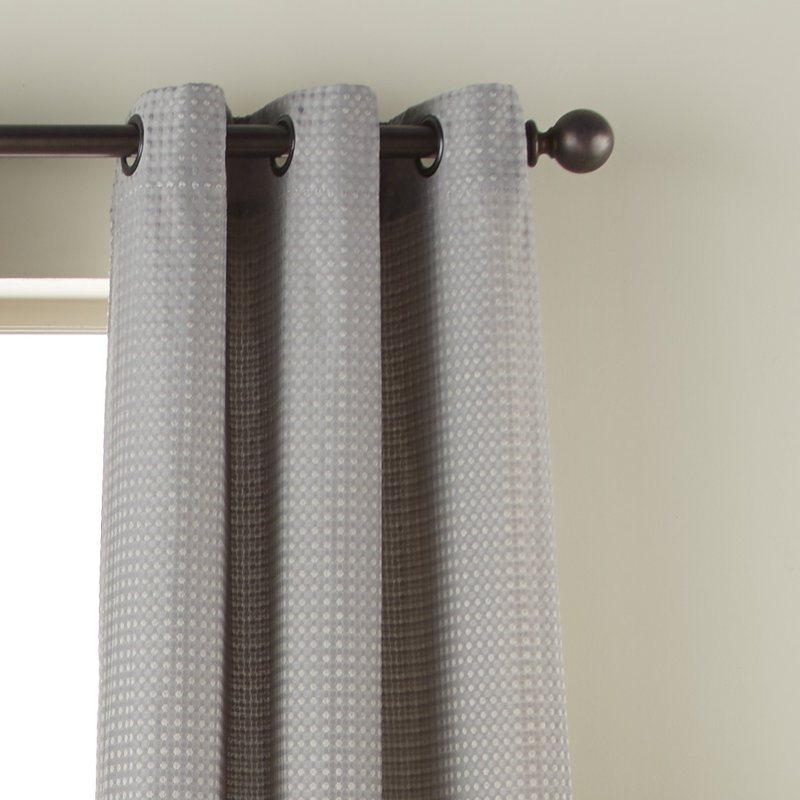 Kreitler Semi Sheer Curtain Pair, Taupe