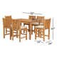 Leahny 55'' Rectangular 6 - Person Outdoor Dining Set with Cushions
