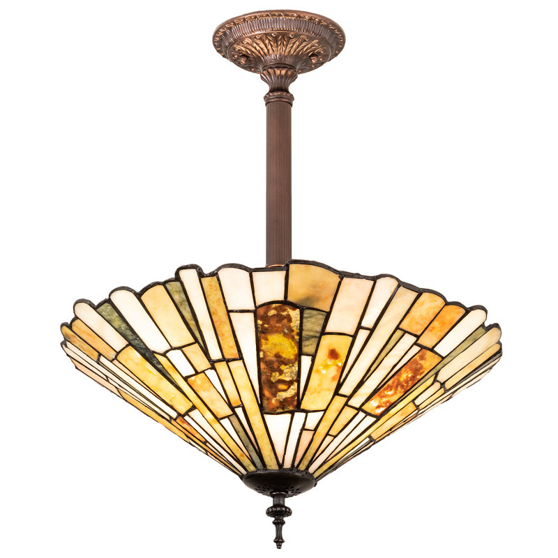 Lemaire 3 - Light Glass Chandelier