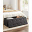 Banc de rangement avec repose-pieds 43 pouces