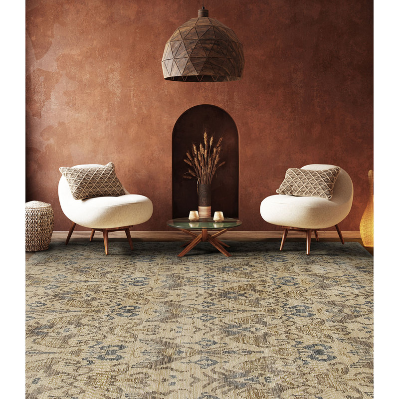 Vogue Hand Knotted Wool Area Rug, Rectangle 8' x 10'