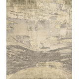 Contemporary One-of-a-Kind Rectangle 7'10" X 9'7" Hand Knotted Area Rug