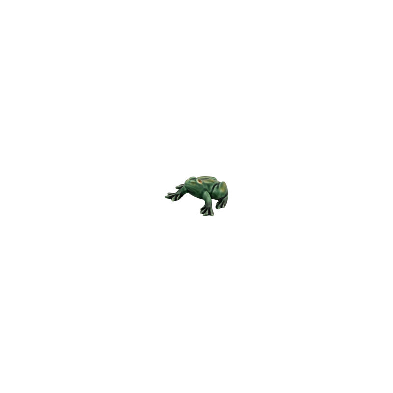 Frogs Small Sitting Down Figurine, 1.9" H x 3.15" W x 2.76" D