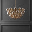 Lustre en fer 37 lumières à intensité variable Maroney