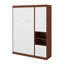 Lit escamotable simple avec armoire murale