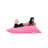 Premium Pink Garden Bean Bag Chair, 39.4 x 39.4 x 7.9 inches | 100% Waterproof Polyester, 100% Original Bead Styrofoam Filling | Hidden Double Zipper, Maximum Weight Capacity 440 lbs | Perfect for Modern Outdoor Entertainment-318328608