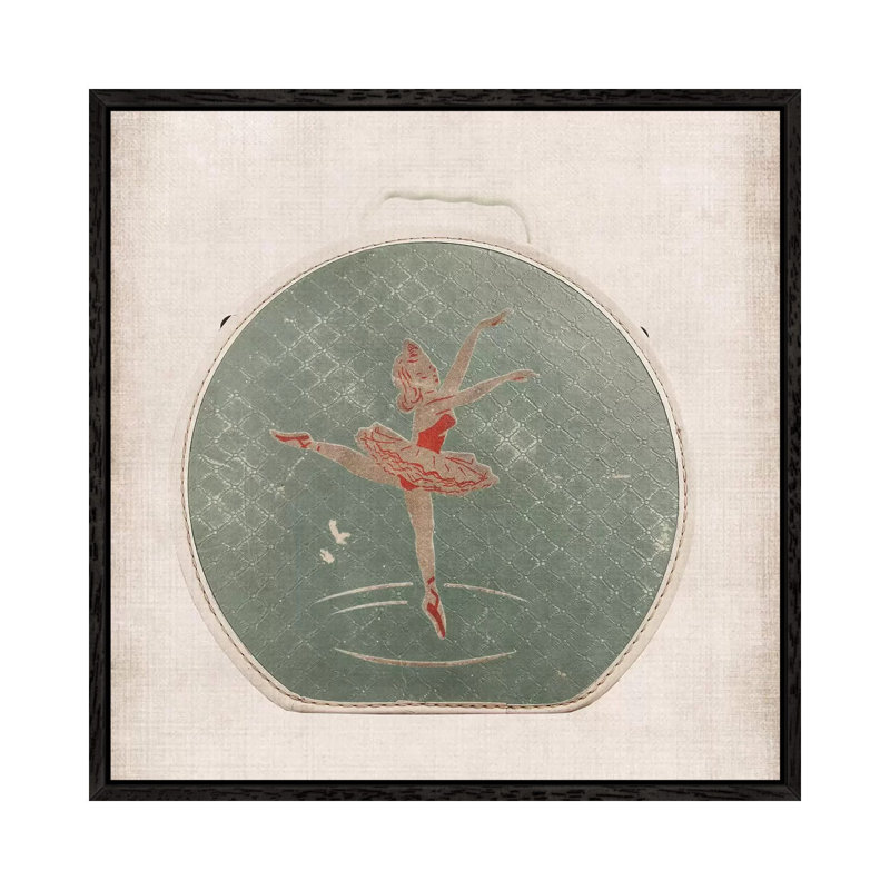 Ballet Box - Print on Canvas, 45.72 cm H x 45.72 cm W, Black Framed