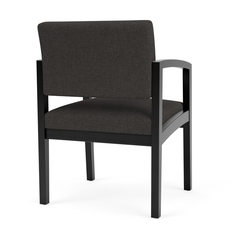 Chaise en bois Lenox, Noir, Bleu fumé Archetype