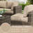 14-Piece Outdoor Replacement Cushion Set Seat/Back Cushion，26'' W X 26'' D，Only Cushions-1475732568-1448727869