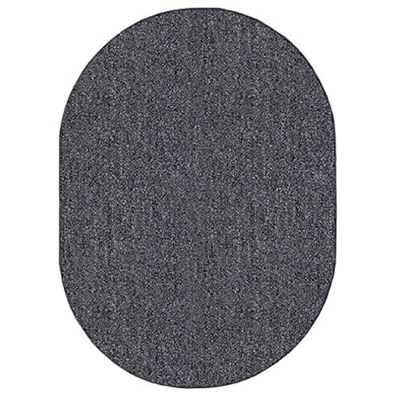Amorrah Furnish my Place Modern Indoor/Outdoor Commercial Solid Color Rug - Pet and Kids Friendly Rug, Stain Resistant, Floor Carpet for Living Room & Hallway, Wedding - Grey
