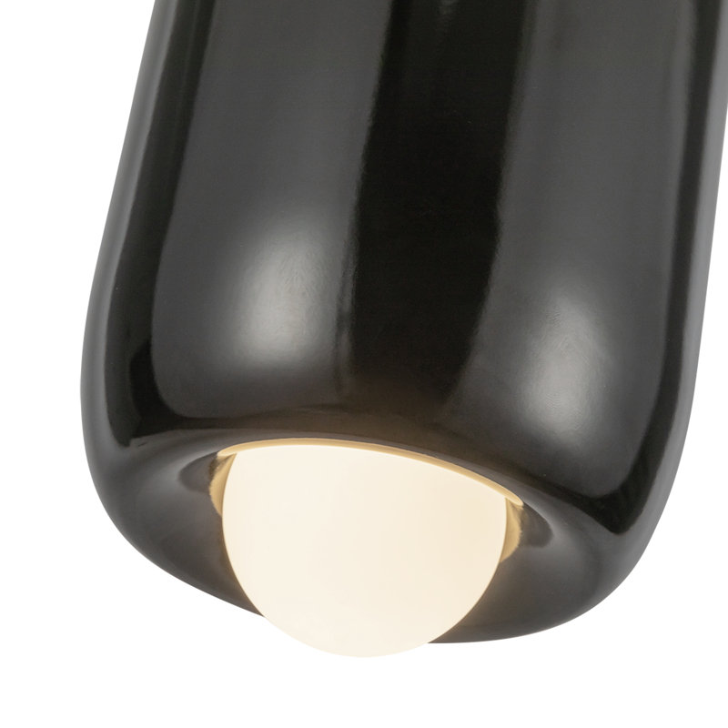 Hayden 1 - Light LED Pendant, Black