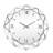 Jeni 24" Glass Modern Decorative Wall Clock