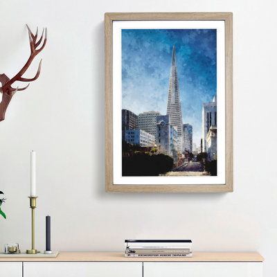 Transamerica Pyramid in San Francisco - Picture Frame Painting Print