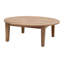 Jainiya Outdoor Round Teak Chat Table