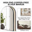 Vallerie Oversized 36 x 24 inches Metal Arch Wall Mirror for Bathroon / Vanity-1233316608-1242691902