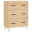 Longlier 69.5cm Wide 3 Drawer Highboard-1386201618