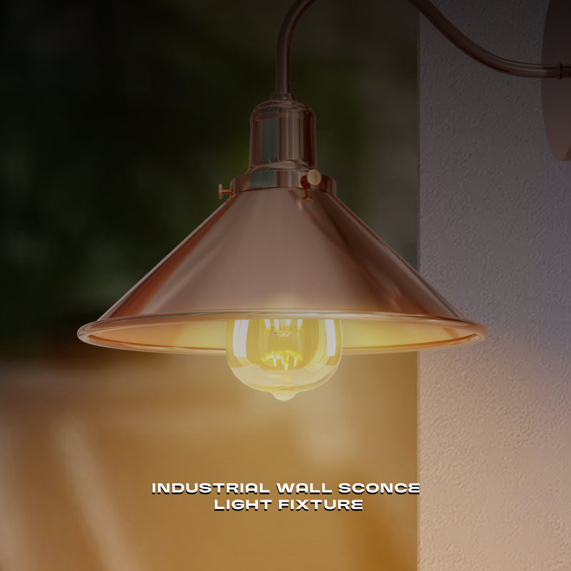 Ayon Wall Sconce, Rose Gold