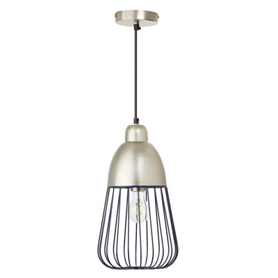 8.25"W Taylor Industrial Cone-Like Shade Pendant