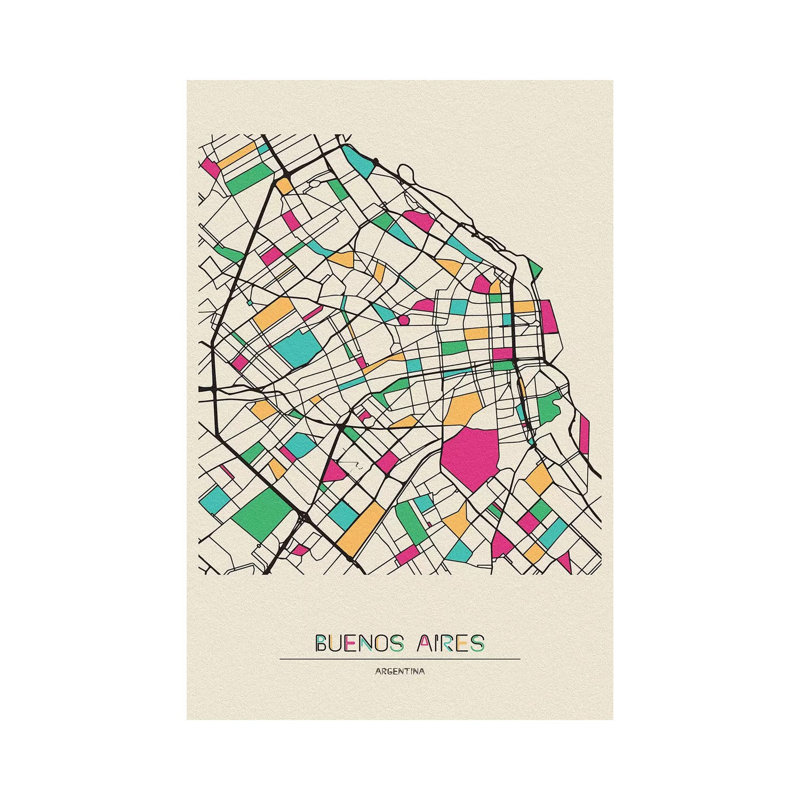 "Carte de l'Argentine,", par Ayse Deniz Akerman, H 12 po x l 8 po x P 0,75 po