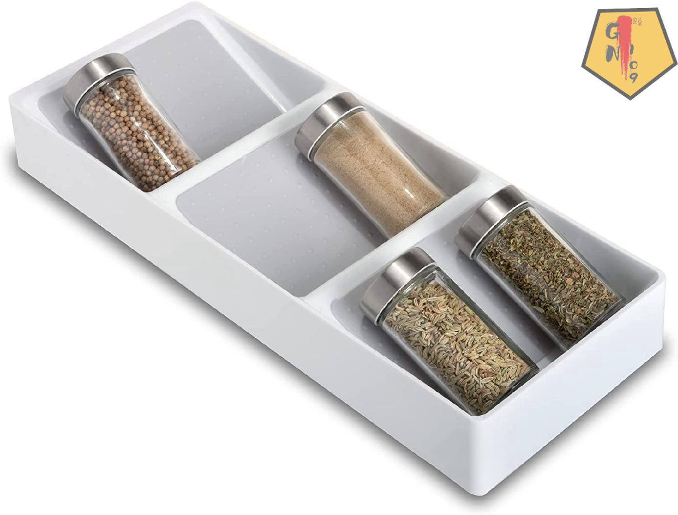 Rebrilliant Lazandra 2 H x 15.33 W x 5.9 D Spice Jars Drawer