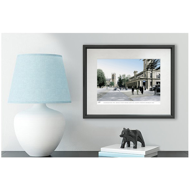 Leamington Spa, Royal Pump Room And All Saints Parish Church 1922 by Francis Frith - Single Picture Frame Print
