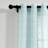 Lush Decor Farmhouse Textured Grommet Sheer Curtain Panels Pair Drapes (Set of 2)