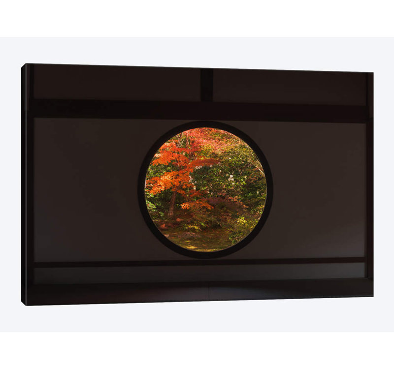 «Autumn in Japon I», impression sur toile, H 12 po x l 18 po x P 1,5 po, Toile tendue, Pas de tapis
