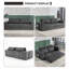 3 Seater Corduroy Sofa-2022345282