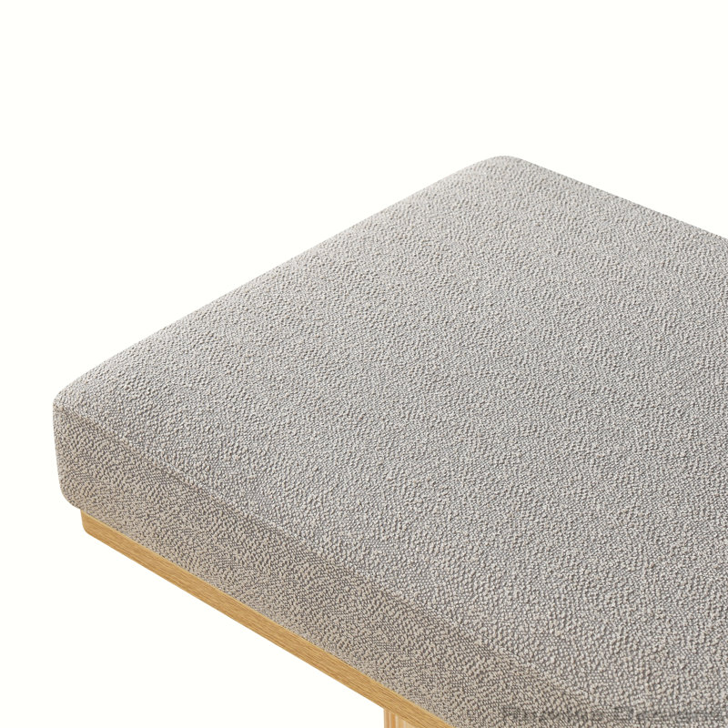 Banc en tissu Christakis Boucle