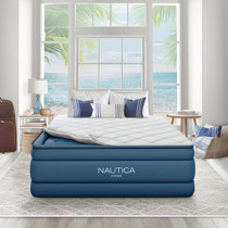 Ivation EZ-Bed (Full Size) Air Mattress with Frame & Rolling Case, Self  Inflatable, Blow Up Bed Auto Shut-Off, Comfortable Surface AirBed, Best for