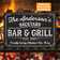Personalized Backyard Bar & Grill Metal Sign