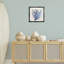 "Blue Coral Branches", art mural encadré par Susan Arnot-326186894-326186880