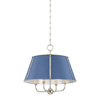 Cambridge Chandelier Soft Crimson by Mark D. Sikes