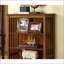 Bibliothèque, bibliothèque multimédia à 5 tablettes en bois massif chêne antique | L 22 po x P 9 po x H 48 po | Bois massif | Transitionnel