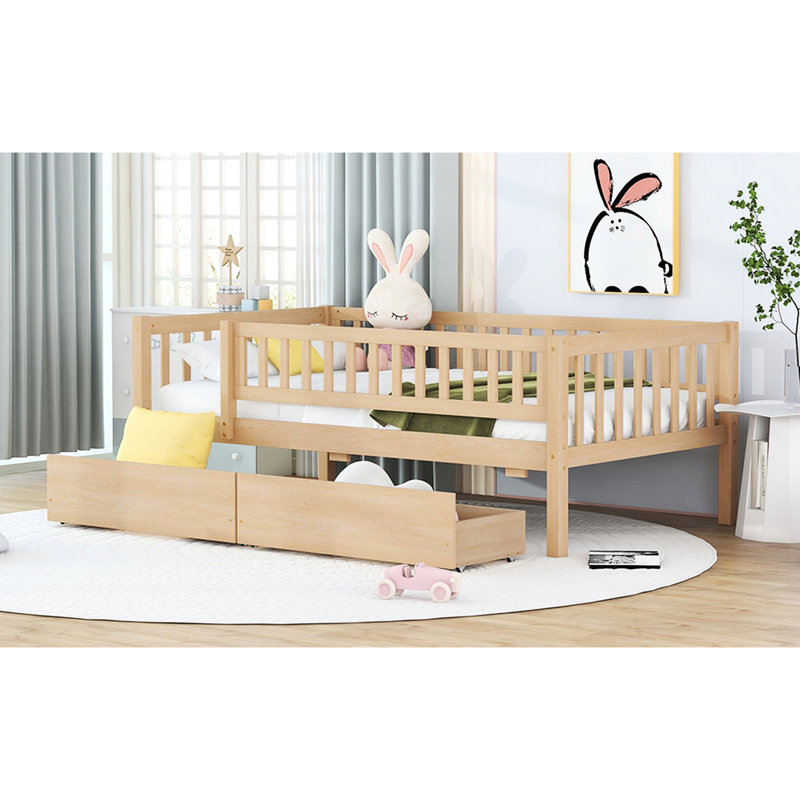 Lit de jour simple en bois - matériaux, maximisation d'espace avec rangement de tiroir stable, élément fonctionnel pour la pièce