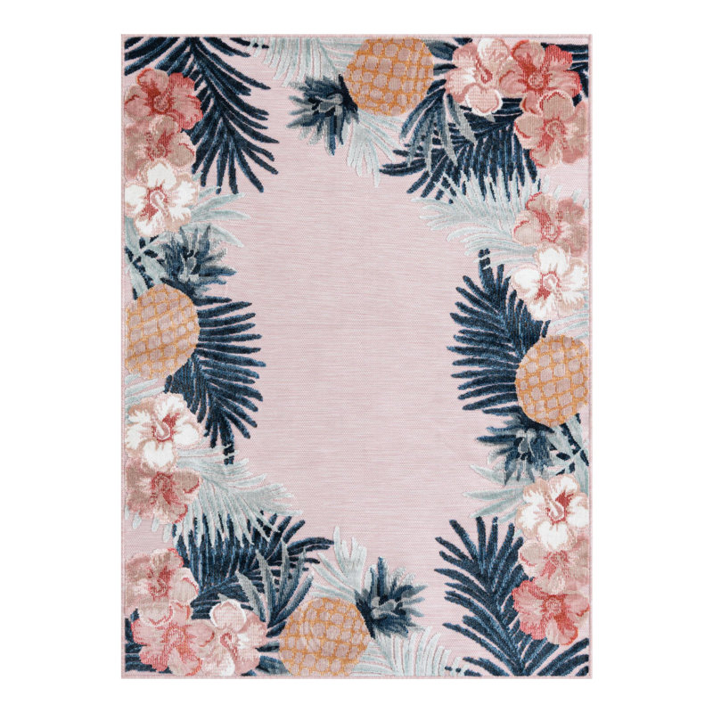 Tapis fleuri Firman Flora, Rectangle 4 pi 5 po x 6 pi 1 po