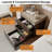 19.6''W 4-Drawer Nightstand With Hidden Storage Compartment Rfid Lock And Interlocking Drawers-737935004
