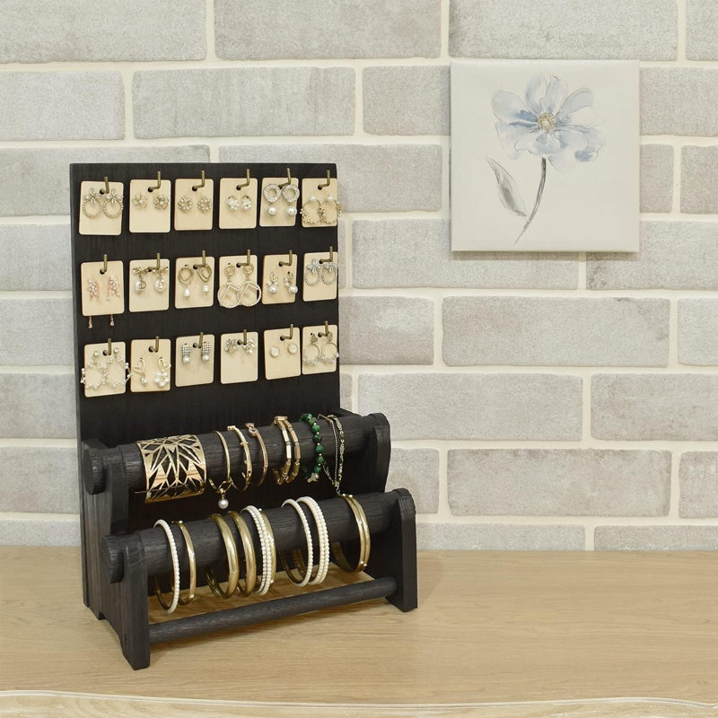 Celines Wood Jewelry Stand +