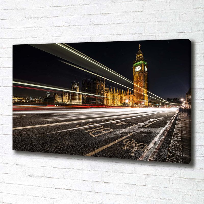 Big Ben London - Wrapped Canvas Print