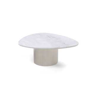 Jade Medium Coffee Table with Calacata Marble