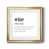 Gold Framed selected