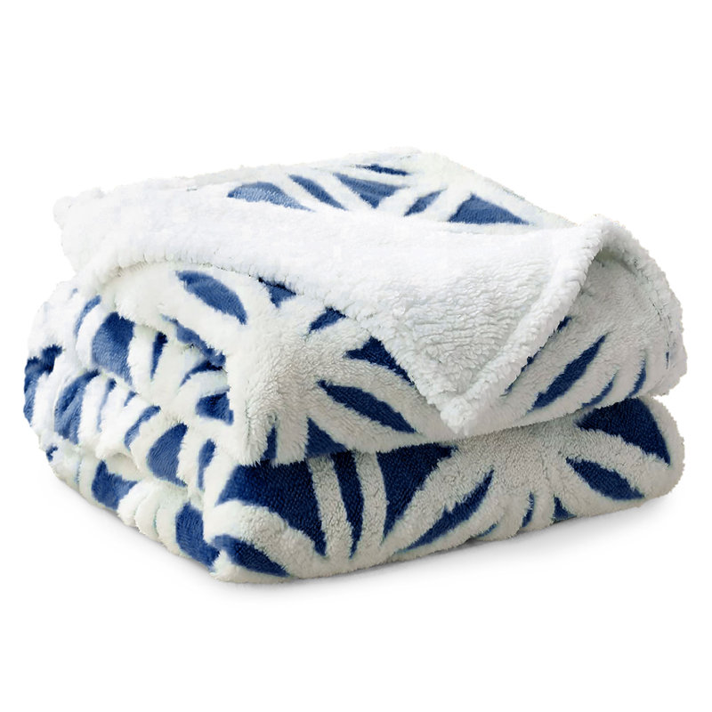 Balthasar Throw Blanket, Navy, W127 x L152cm