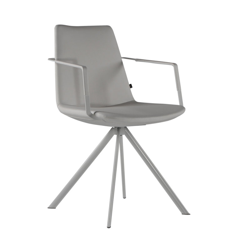 Chaise de salle à manger rembourrée Fechteler